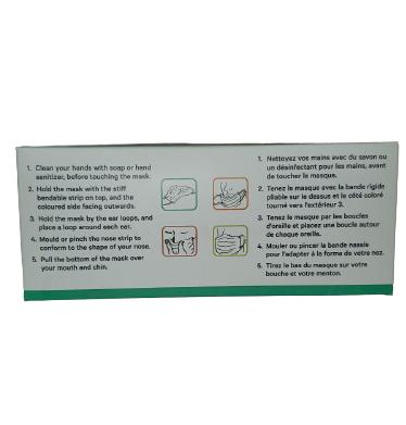 Boomcare Disposable 3 Ply Face Masks (50 per box) - One Source Medical Supplies