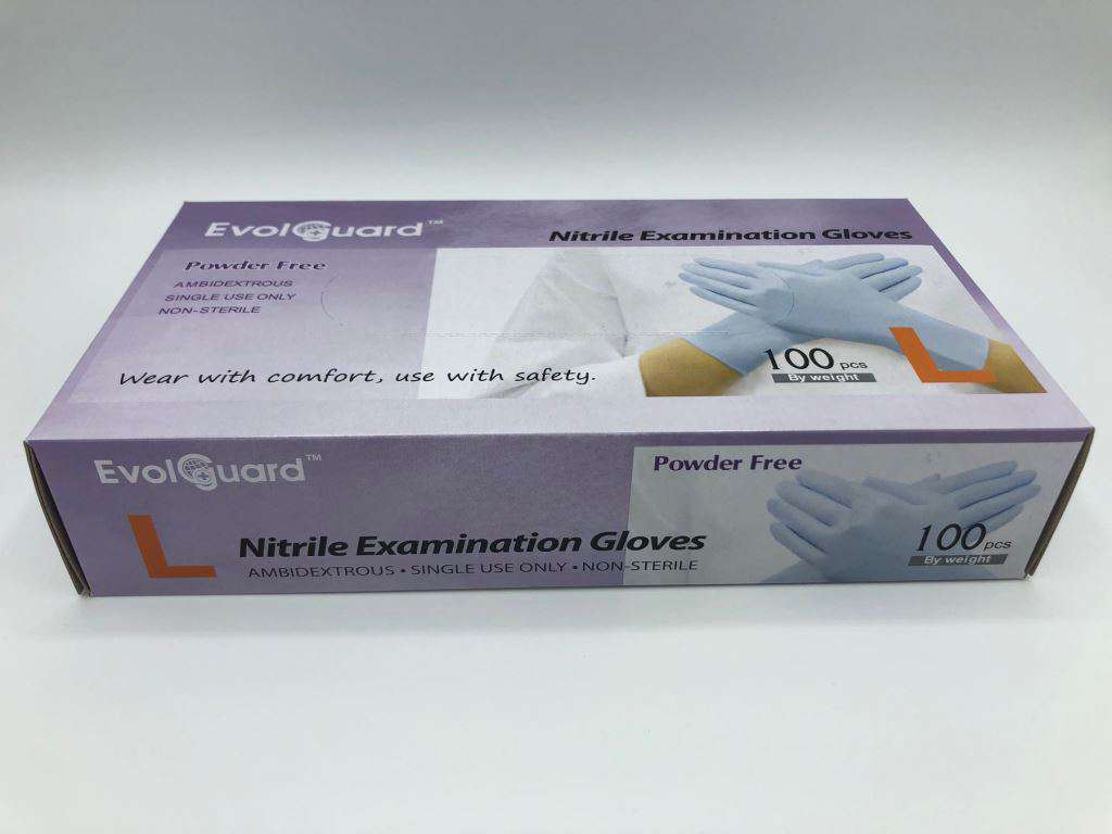 Evolguard - Nitrile Examination Gloves - One Source Medical Supplies