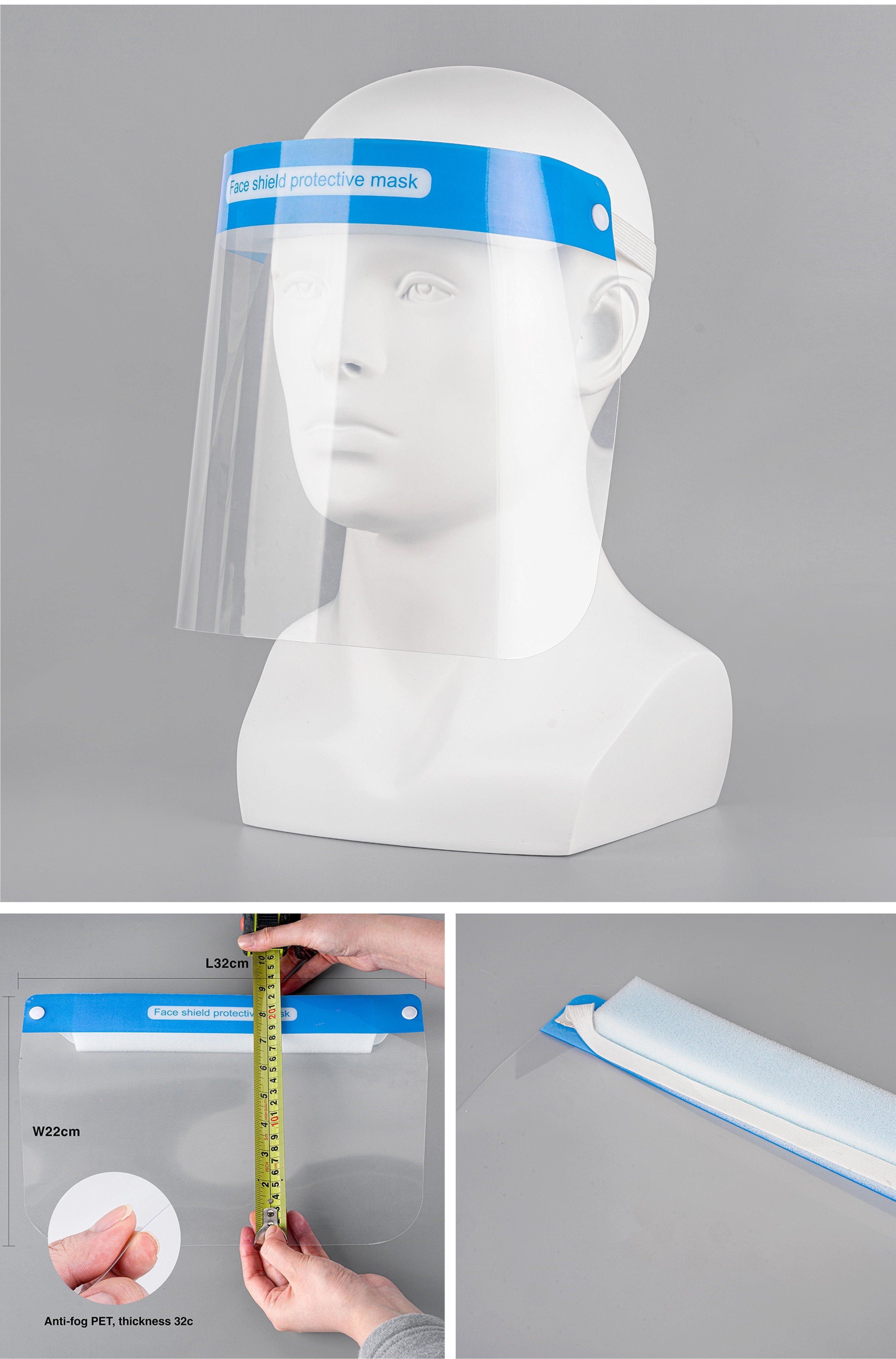 Face Shields(Individually Packed)-Case of 200 - One Source Medical Supplies