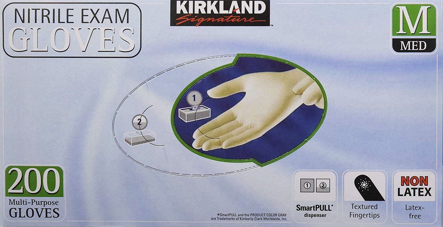 Kirkland Chemo Tested Nitrile Exam Gloves (Box of 200) - One Source Medical Supplies