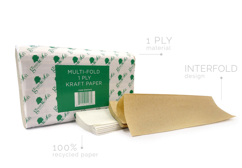 CrystalWare GreenSoft Multi Fold מגבות נייר 4,008/מארז