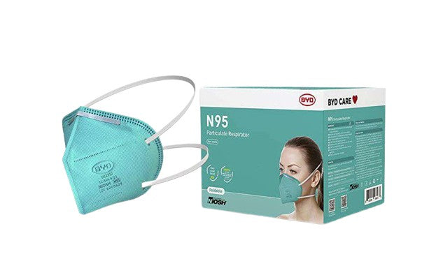 BYD CARE NIOSH Individually Wrapped N95 Respirator 960/Case