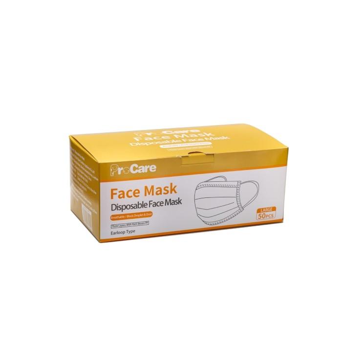 ProCare Disposable Face Mask (50 Pack) - One Source Medical Supplies